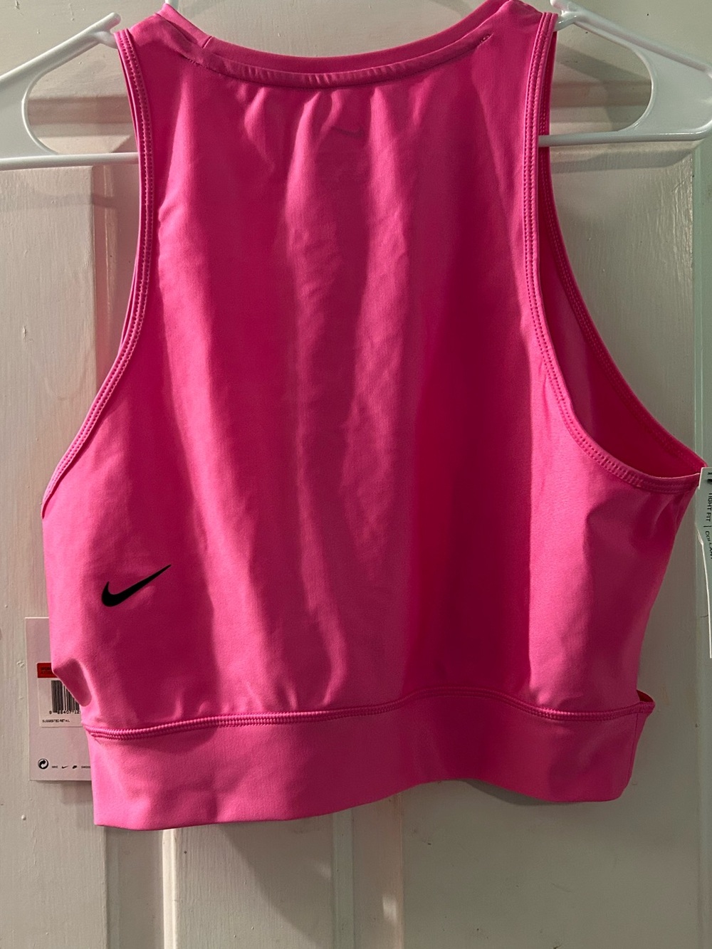 Nike Hot Pink Cropped Tech Tank - Picture 2 of 2